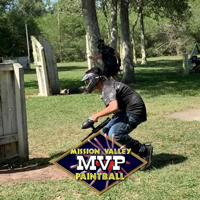 Paintball field in Victoria Texas